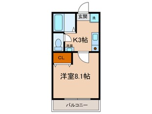 エバ－ハイツの物件間取画像